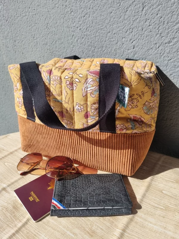 vanity velours côtelé coton molletonné lunette de soleil passeport porte carte